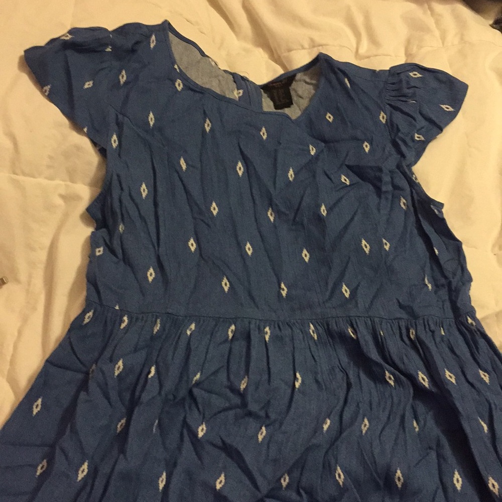 Blue dress